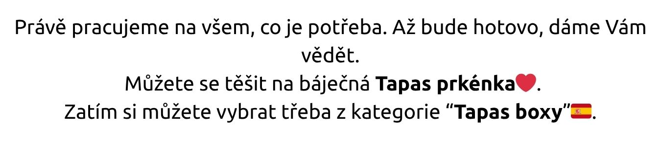 Tapas prkénka připravujeme